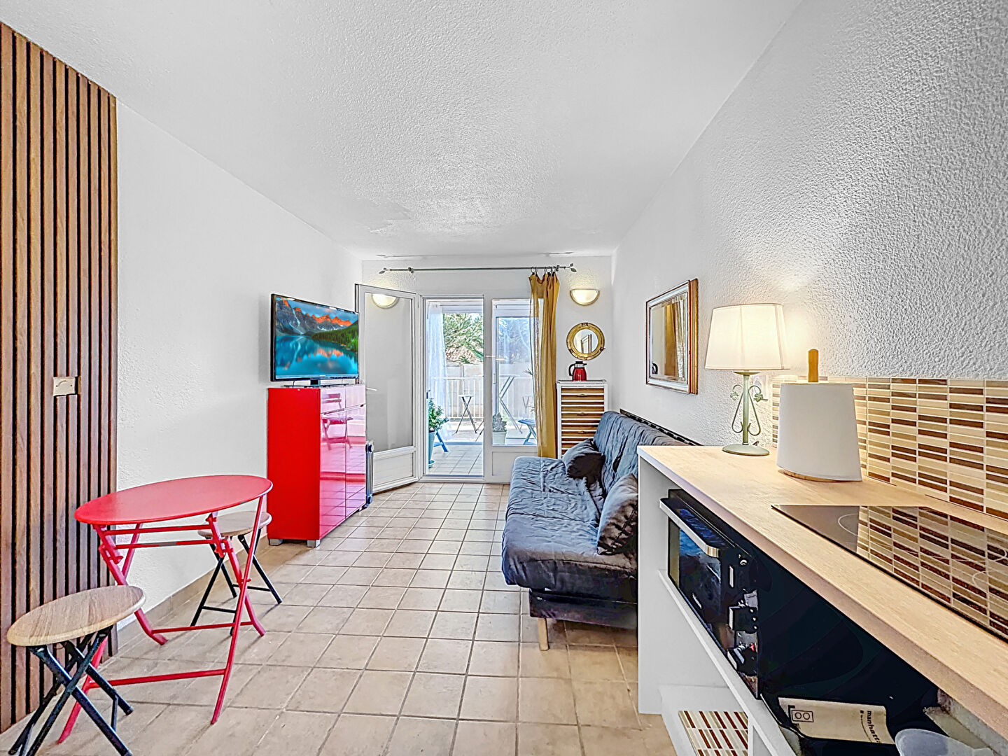 Saint Hilaire De Riez – Studio rénové en 2026 – 18,16m² + véranda de 4,44m² utiles.